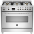 Bertazzoni 90cm Professional Series Freestanding Natural Gas Oven/Stove PRO906GEVSXE  image NaN