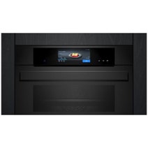 Siemens iQ700 60cm ecoClean Compact Oven with fullSteam Matte Black CS938GCM1 hero image