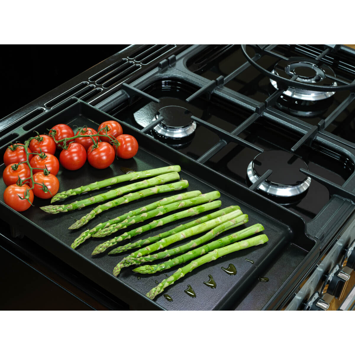 Falcon 90cm Classic FX Dual Fuel Freestanding Oven/Stove Stone Blue and Brass CLA90FXDFSB-BR hero image