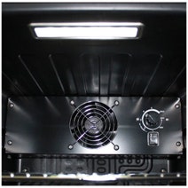 Schmick Glass Door Mini Bar Fridge With Lock Black HUS-SC50AB hero image