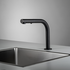 Rogerseller Eccentric Hob Sink Mixer and Outlet with Pull Out Spray - Matte Black 360600405211 image NaN