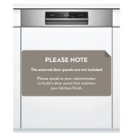 Bosch 60cm Series 8 Semi Integrated Tall Tub Dishwasher SBI8EDS01A hero image