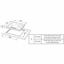DeLonghi DECH60SX1 60cm Ceramic Cooktop hero image
