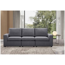 Ostro Athena 3 Seater Couch Grey 27002000 hero image