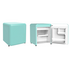 Linarie 48L Chatel Green Retro Mini Fridge LK48MBGREEN image NaN