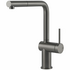 Gessi Inedito Pull Out Kitchen Mixer Tap Brushed Black Metal 60403BMB image NaN