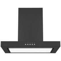 Omega 60cm Wall Canopy Rangehood Matt Black ORC60MB hero image