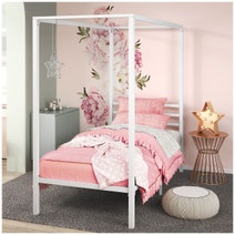 Zinus Patricia King Single Metal Canopy Bed Frame AU-FBMCW1ZC-14B hero image