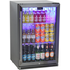 Schmick 118L Black Stainless Steel Bar Fridge Right Hinged HUS-SK118R-BS image NaN