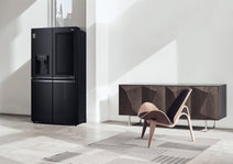 LG 910L InstaView French Door Fridge GF-V910MBSL hero image
