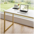 Zinus Home Office Computer Desk Gold 140cm AU-UTDDT1ZC-55G image NaN