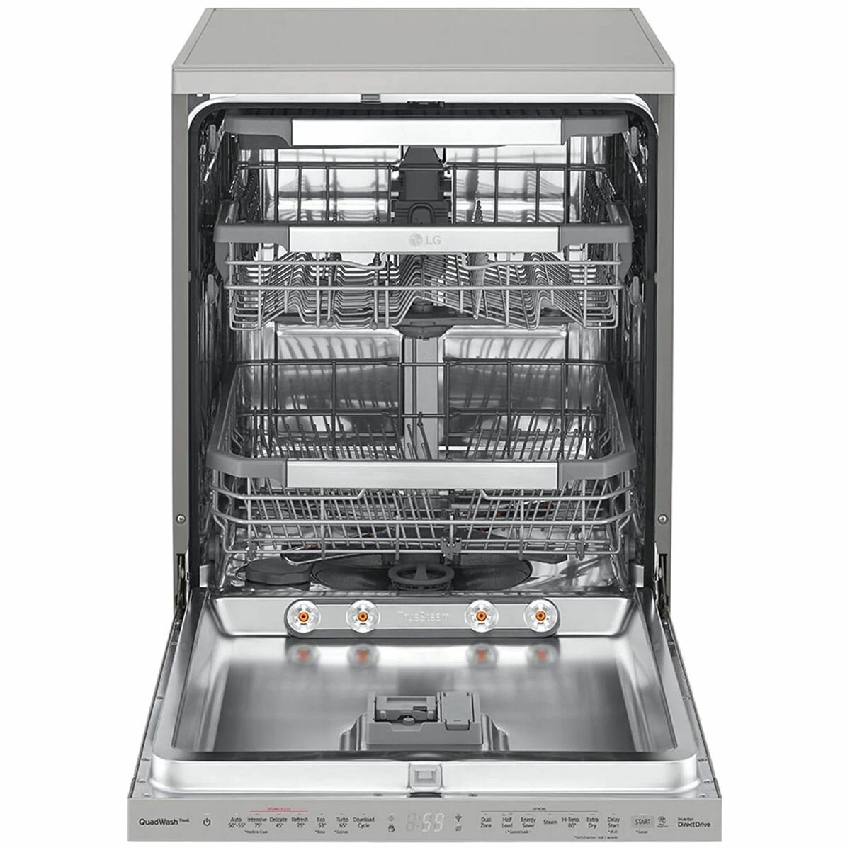 Lg quadwash platinum on sale steel truesteam dishwasher