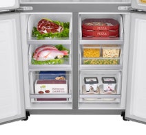 LG 506L French Door Frost Free Fridge with Ice & Water Dispenser GF-L570PL hero image
