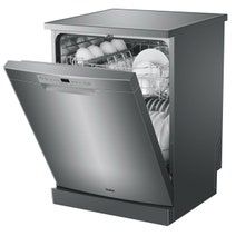Haier Freestanding Silver Dishwasher HDW13V1G1 hero image