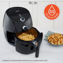 Sunbeam Copper Infused Duraceramic Air Fryer Black AFP4000BK hero image