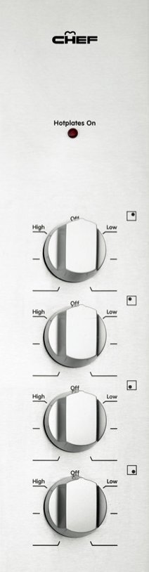 Chef CHS642SA 60cm Stainless Steel Electric Cooktop hero image