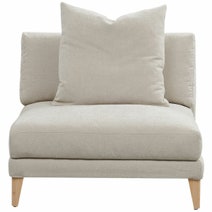 Kalona KYOTO Left Facing Extended Chaise Sofa Pearl WS-205-LCS-VILA-54 hero image