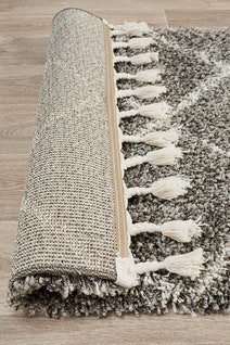 Rug Culture Saffron Large Grey Rug 400X80CM - SAF-22-GRY-400X80 hero image