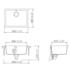 Abey QN-100W Schock Quadro Large Single Bowl Sink image NaN