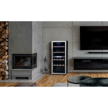 LeCavist 105 Bottle Dual Zone Wine Fridge Stainless Steel LKS105VX2Z hero image