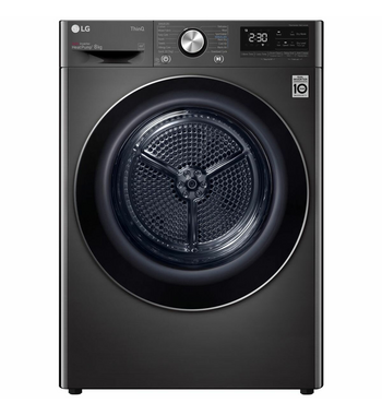 LG 8kg Heat Pump Dryer Black DVH9-08B | Appliances Online