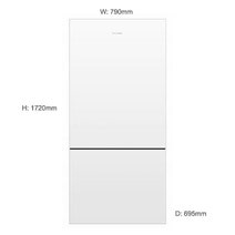 Fisher & Paykel Series 5 494L Bottom Mount Refrigerator White Right Hinge RF522BRPW6 hero image