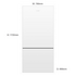 Fisher & Paykel Series 5 494L Bottom Mount Refrigerator White Right Hinge RF522BRPW6 image NaN