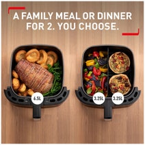 Tefal Air Fryer 6.9L Easy Fry & Grill 2 in 1 XXL FlexCook Black EY8018 hero image