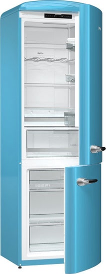 Gorenje 329L Bottom Mount Retro Style Fridge ONRK192BL hero image