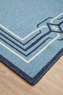 Rug Culture Seaside Small Blue Rug 160X110CM - SSD-6666-BLU-160110 hero image