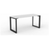 OLG Anvil Straightline Desk 1500x600 White Worktop with Black Frame OG_ANBSD156_W image NaN