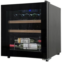 LeCavist 14 Bottle Wine Cabinet Single Zone Black LEK14PV hero image