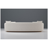 Kalona Elcomo Curved 3.5 Seat Sofa Oatmeal COMO05EBLG1602601 image NaN