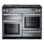 Falcon 110cm Nexus Freestanding Dual Fuel Oven/Stove Stainless Steel and Nickel NEX110DFSS-CH hero image