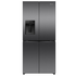 Hisense 483L French Door Fridge Black Steel with Non-Plumbed Ice and Water Dispenser HRCD483TBW image NaN