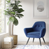 Ostro Winton Accent Chair Navy WA0120BNAVY image NaN