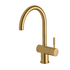 Sussex Taps Voda Curved Sink Mixer Tap - Brushed Gold VSMC-02 image NaN