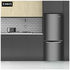 CHiQ 283L Bottom Mount Fridge Stainless Steel CBM281NSS image NaN