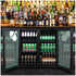 Husky 173L Eco Double Door Back Bar Drinks Chiller Black C2HECO840BKAU image NaN
