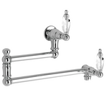 Astra Walker Signature Pot Filler with Swarovski Crystal Lever Handles A50-26-CL-00 hero image
