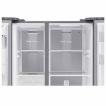Samsung 635L Side by Side Fridge with Ice and Water Stainless Steel SRS674DLS hero image
