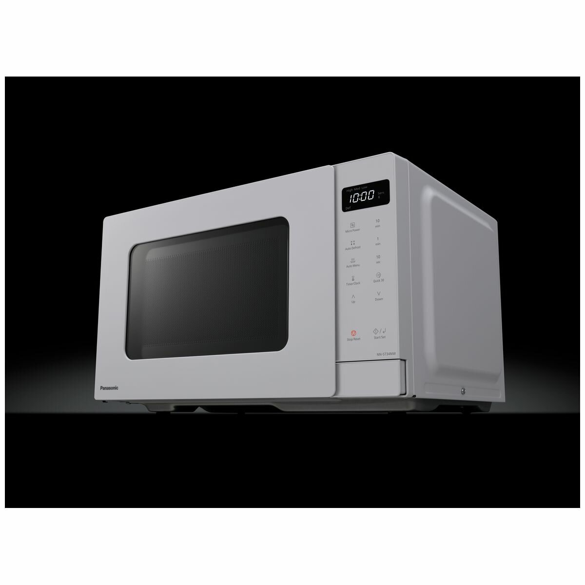 Panasonic 25l clearance compact microwave white