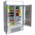 Schmick 810L Upright Glass Two Door Freezer White HUS-F10 image NaN
