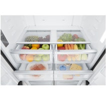 Westinghouse 564L French Quad Door Refrigerator with Water Dispenser Matte Black WQE5660BA hero image