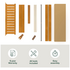 Zinus Queen Deluxe Solid Wood Bed Frame AU-FPWEN1ZC-12Q image NaN