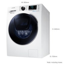 Samsung 8.5kg/6kg AddWash Washer Dryer Combo WD85K6410OW hero image