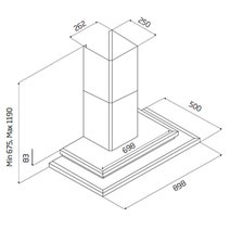 Schweigen PKDS3131FQ 90cm Classic Series Canopy Rangehood with External Motor hero image