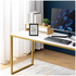 Zinus Home Office Computer Desk Gold 160cm AU-UTDDT1ZC-63G image NaN