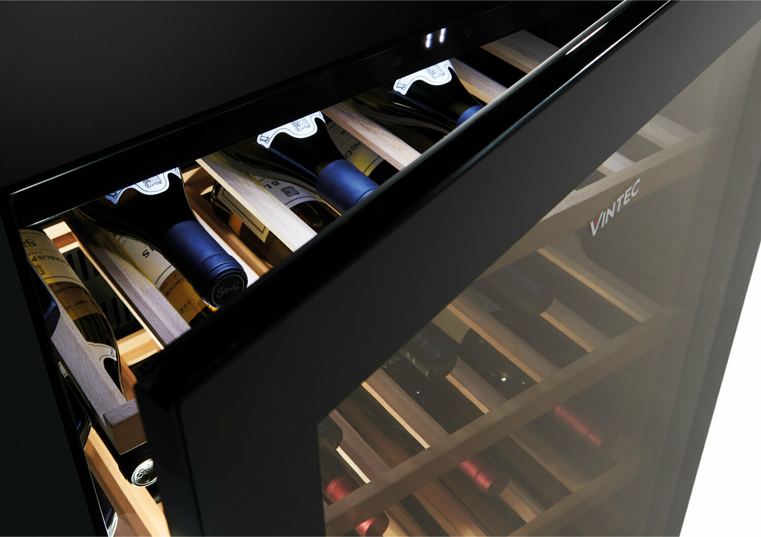 Vintec 50 Bottle Wine Storage Cabinet Black VWS050SBB Appliances Online
