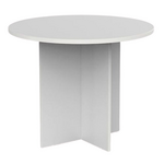 OLG EkoSystem Meeting Table with White Worktop x900 Round OG_EKMT9_W hero image